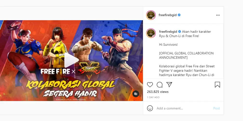 Free Fire Siap Berkolaborasi dengan Street Fighter V 13 Free Fire Siap Berkolaborasi Dengan Street Fighter V