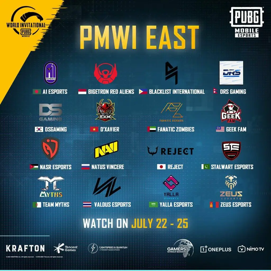 Bigetron RA Wakili Indonesia, Berikut 32 Tim yang akan Bertanding di PUBG Mobile World Invitational 13 214253010 355801055910545 6260983401957637319 N