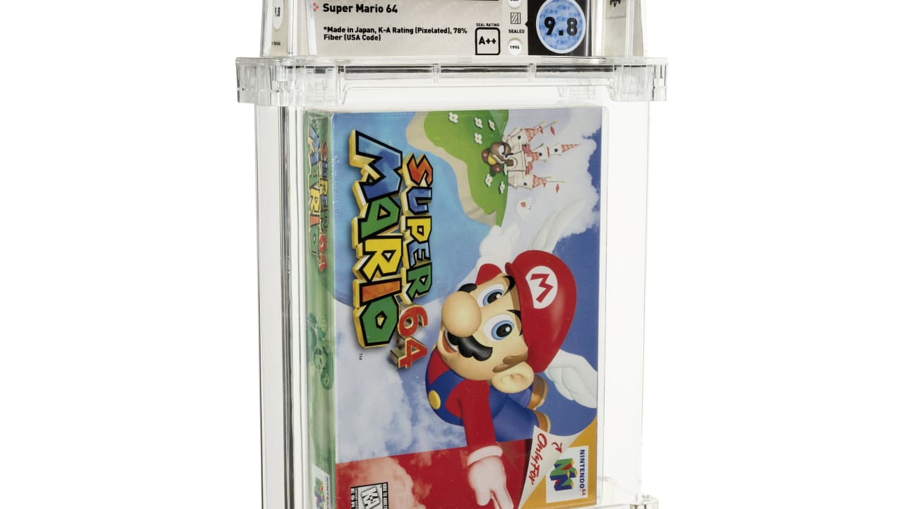 Salinan Game Super Mario 64 Masih Tersegel Terjual 22 Miliar Rupiah