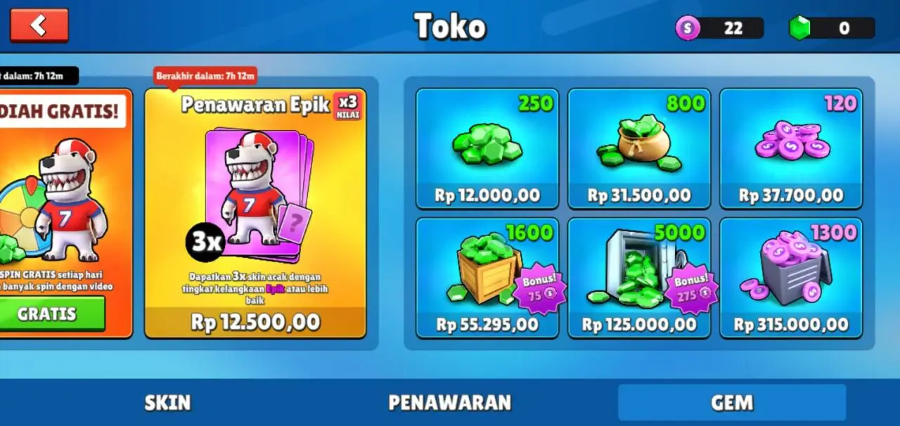 Begini Cara Top Up Stumble Guys Terbaru 2022! 15 Begini Cara Top Up Stumble Guys Terbaru 2022! Shop