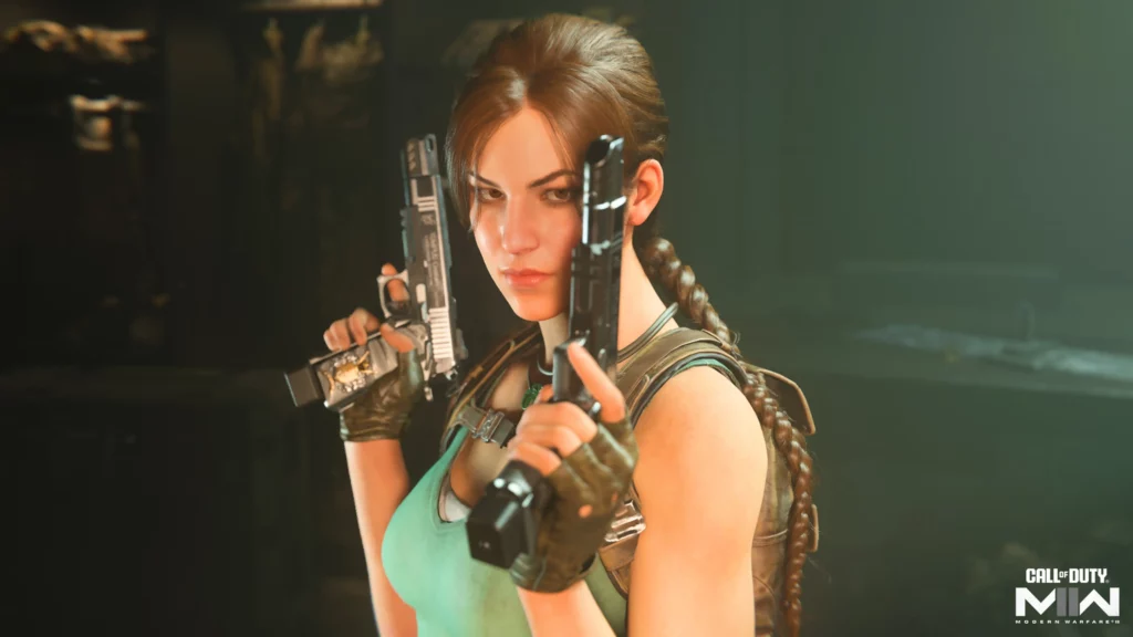 Begini Tampilan Lara Croft Di Call Of Duty 