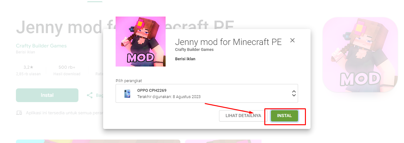 Download Jenny Minecraft Mod Apk 2023 (all Unlocked) - Install