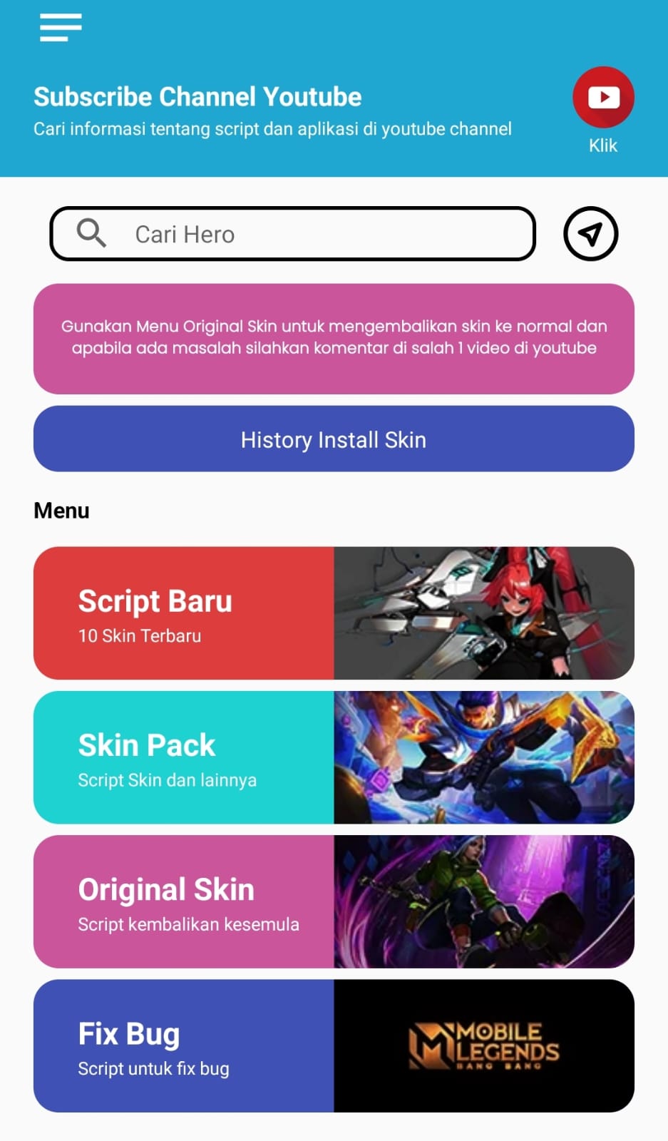 Download Skin Tools Ml Re Apk Terbaru 2023 - Fitur