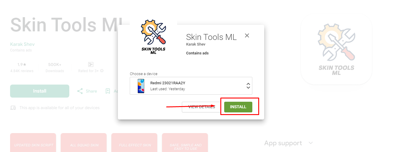 Skin Tools Ml Apk Terbaru 2023, Ayo Download Sekarang! - Install