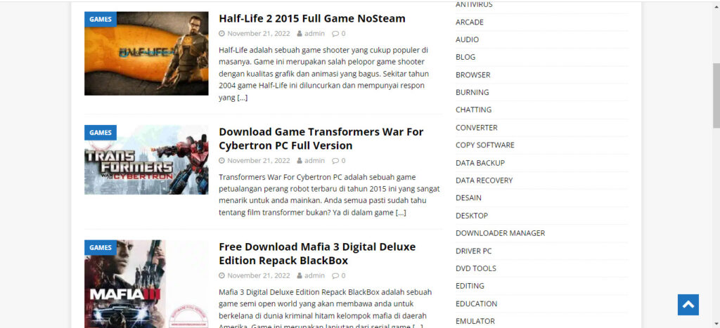 15+ Situs Download Game Pc Bajakan Terbaru 2023 - Gigapurbalinga