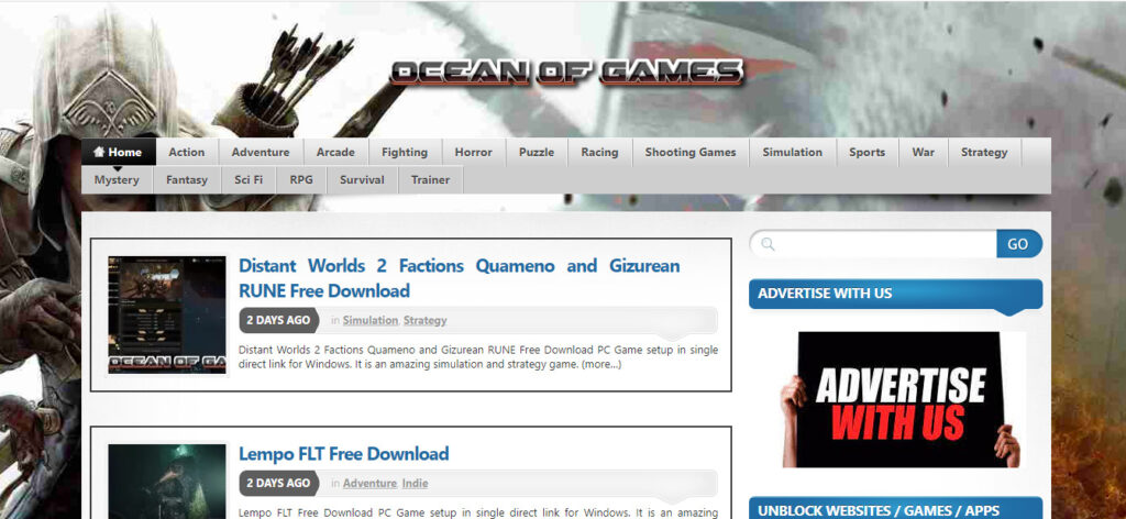 15+ Situs Download Game Pc Bajakan Terbaru 2023 - Ocean Of Games