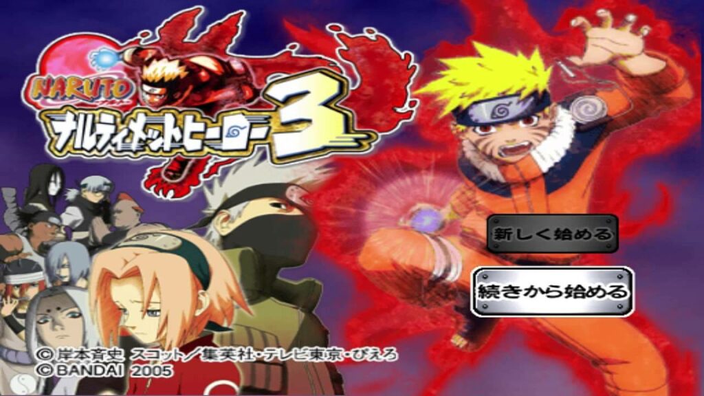 20 Game Ps2 Terbaik Sering Dimainkan Di Rental Naruto Ultimate Ninja Storm 3