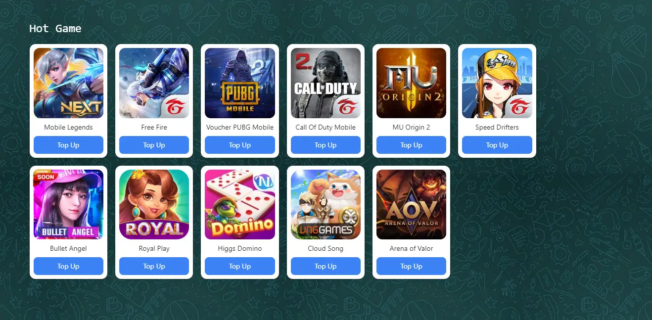 Top Up Higgs Domino 1m pakai Pulsa Murah Website